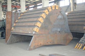 large excavator bucket