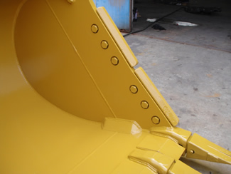 large excavator bucket