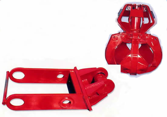 Extension arm with grapple